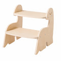 Hölzerner Lernturm für Kinder - Montessori Dinosaurier Tritthocker