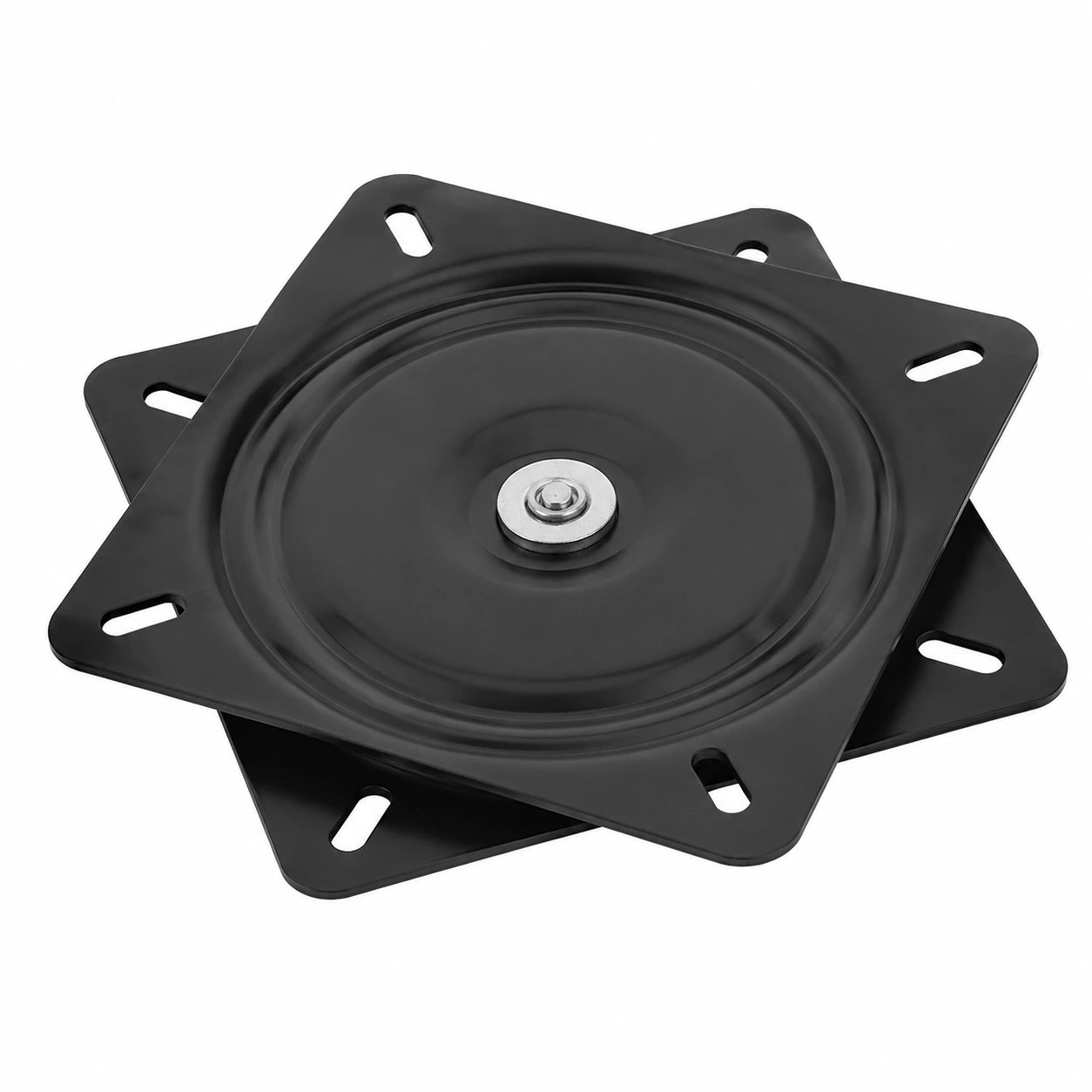 Hochbelastbarer Drehbeschlag für Möbel, 360° drehbar, 175x175x23 mm, 250 kg Tragkraft, ideal für Hocker und Tische