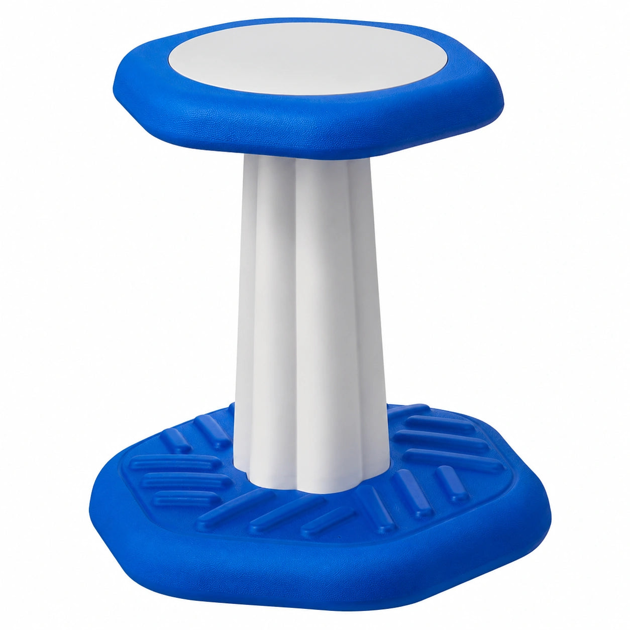 VEVOR Kinder-Wackelhocker mit Schwammkissen, ergonomisch für bessere Konzentration und Haltung, bis 70 kg belastbar, ideal für Schule und Zuhause, Blau