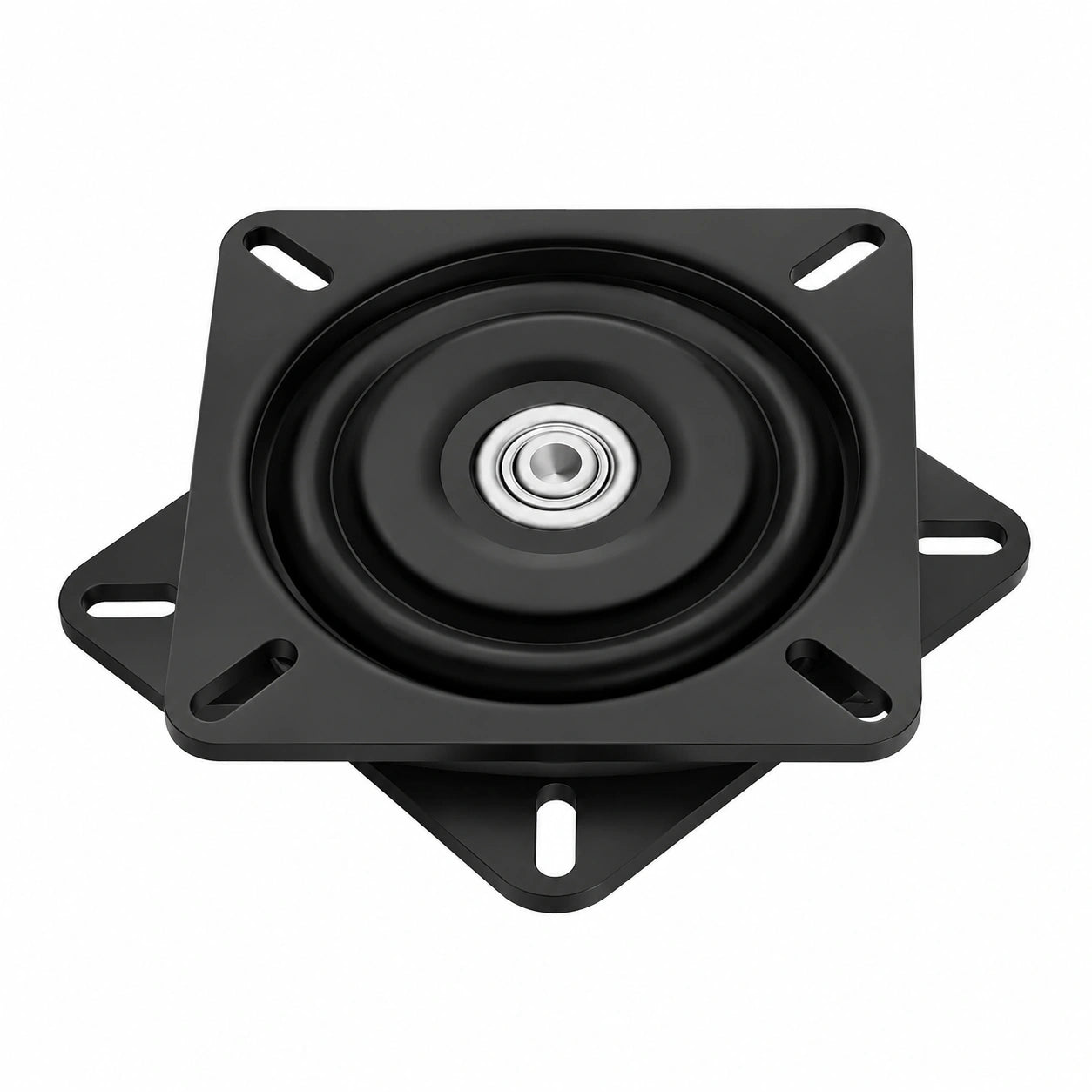Schwerlast Drehplattform, 360° Drehteller für Möbel, 178 mm x 178 mm Drehbeschlag, ideal für Hocker und Tische