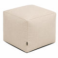 Großer Wasserabweisender Sitzhocker für Innen und Außen, Beige