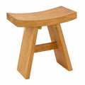 Divero Teak Holz Sitzhocker BALUT in Braun, robust und stilvoll